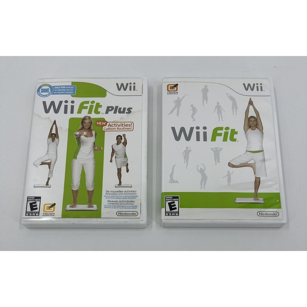 Wii Fit (Nintendo Wii WiiU)‎ GAME + Wii Fit Plus Tested